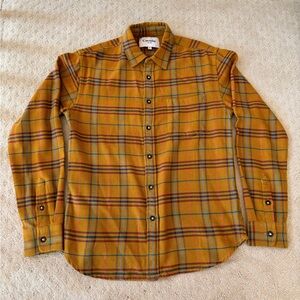 Corridor NYC Autumn Plaid Shirt in Mustard